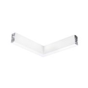 Nova Luce Dido - profilé lumineux linéaire - 34,5 x 3,8 x 7 cm - 20W LED inclus - blanc - couleur de lumière blanc chaud