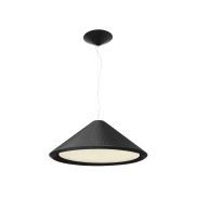 Faro Saigon-in - lampe suspendue - Ø 70 x 27,5 cm - noir mat