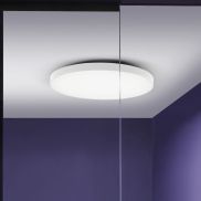Nova Luce Perfect Profile - plafonnier - Ø 80 x 10 cm - 80W LED dimmable inclus - blanc