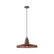 VK Lighting Sosta - lampe suspendue - Ø 30 x 118 cm - brun rouille