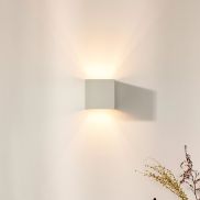 Lucide Xio - applique murale avec angle de faisceau réglable - 9,7 × 9,7 × 9,7 cm - LED dimmable 4W incluse - blanc