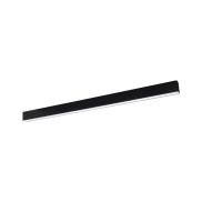 Nova Luce Gent - profilé lumineux linéaire - 120 x 3,8 x 7 cm - 40W LED inclus - noir - couleur de lumière blanche