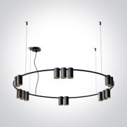 ONE Light Pendants - lampe suspendue - Ø 100 x 150 cm - noir