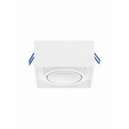 Nova Luce Brook - spot encastré - 9,6 x 9,6 x 7,8 cm, encastré 79 mm - blanc