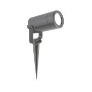 Searchlight Outdoor - spot au sol sur pointe - 32 x 25 cm - IP44 - gris