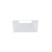 Nova Luce - cadre intérieur carré - 75 x 75 mm - blanc