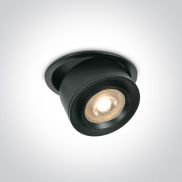 ONE Light Pop Up Range - spot encastré - Ø 105 mm, Ø 98 mm taille d'encastrement - 15W LED inclus - noir