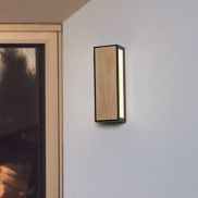 Nova Luce Astral - applique murale extérieure - 8,6 x 25,8 x 9 cm - 10W LED inclus - IP65 - anthracite foncé et bois
