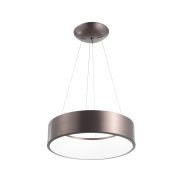 Nova Luce Rando - lampe suspendue - Ø 45 x 120 cm - 32W dimmable LED inclus - gris foncé