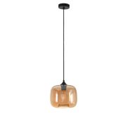 Artdelight Preston - lampe suspendue - Ø 24 x 178 cm - ambre
