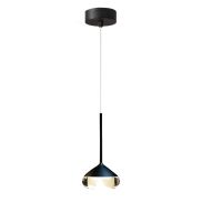Artdelight Phoenix - lampe suspendue - Ø 11,6 x 208,2 cm - 7W dimmable led inclus - noir