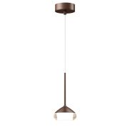 Artdelight Phoenix - lampe suspendue - Ø 11,6 x 208,2 cm - 7W dimmable led inclus - bronze brossé