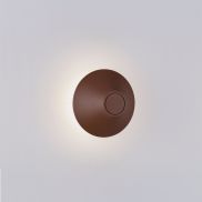 Nova Luce Alux - applique murale extérieure - Ø 16 x 11,5 cm - 11W LED inclus - IP54 - corten