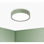 Century Italia Blanca Luxe - plafonnier - Ø 30 x 7 cm - 17W LED inclus - vert