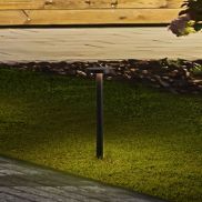 Nova Luce Mood - lampe de jardin - Ø 11 x 40 cm - 5W LED inclus - IP65 - anthracite foncé