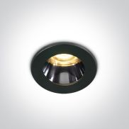 ONE Light Mirror Dark Light Range - spot encastré - Ø 40 mm, Ø 34 mm taille d'encastrement - 3W LED inclus - noir