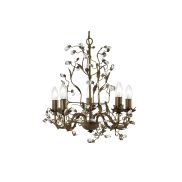 Searchlight Almandite - lustre - Ø 50 x 100 cm - brun et or