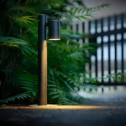 Lucide Arne - lampe de jardin - 50 cm - 5W LED inclus - IP44 - noir