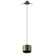 VK Lighting Aura - lampe suspendue encastrée - Ø 10,2 x 310,1 cm - 10W dimmable LED inclus - marron