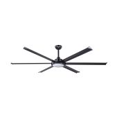 Faro Rotterdam 20 XL - ventilateur de plafond avec lumière et télécommande - Ø 200 cm - 32W LED inclus - noir mat