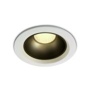 ONE Light Retro Dark Light - spot à encastrer - Ø 98 mm, Ø 82 mm à encastrer - 12W LED inclus - blanc