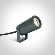 ONE Light GU10 Garden Spots - spot de sol sur piquet - Ø 6 x 11 cm - IP65 - anthracite