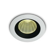ONE Light 3W Dark Light Range - spot à encastrer - Ø 50 mm, Ø 44 mm encastré - 3W LED inclus - blanc et noir