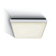 ONE Light Outdoor Slim LED - plafonnier extérieur - 23,8 x 23,8 x 4,6 cm - 25W LED inclus - IP54 - blanc