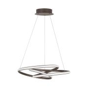 Nova Luce Menton - lampe suspendue - Ø 52 x 120 cm - 43W LED dimmable inclus - café sable