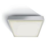 ONE Light E27 Plafo Outdoor Square - plafonnier d'extérieur - 29,5 x 29,5 x 10,5 cm - IP65 - blanc