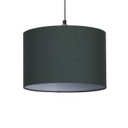 Searchlight Clyde Drum - abat-jour - Ø 30 x 20 cm - vert