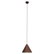 Maxlight Sakura - lampe suspendue - Ø 33,5 x 180 cm - brun foncé