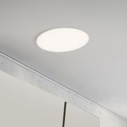 Nova Luce Perfect Profile Trimless - spot à encastrer avec télécommande - Ø 440 mm, 420 mm encastré - 24W LED dimmable inclus - 2700K-6000K - blanc