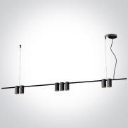 ONE Light Pendants - lampe suspendue - 150 x 150 cm - noir
