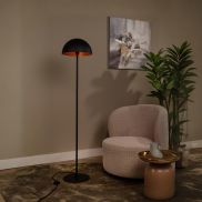 Lucide Siemon - lampadaire - Ø35 x 160 cm - noir