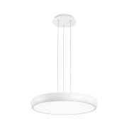 Nova Luce Gap - lampe suspendue - Ø 51 x 120 cm - 50W LED inclus - blanc
