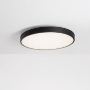 Nova Luce Perfect Profile - plafonnier télécommandé (incl.) - Ø 40 x 10 cm - 20W LED dimmable inclus - 2700K-6000K - noir