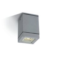 ONE Light GU10 Outdoor Cubes - plafonnier d'extérieur - 6,3 x 6,3 x 9,8 cm - IP54 - gris