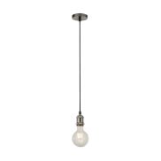 Searchlight Suspension - lampe suspendue - Ø 9,8 x 150 cm - argent satiné