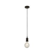 Searchlight Suspension - lampe suspendue - Ø 9,8 x 150 cm - noir mat