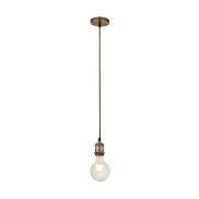 Searchlight Suspension - lampe suspendue - Ø 9,8 x 150 cm - laiton antique