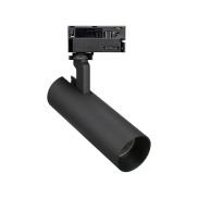Maxlight Shinemaker - spot sur rail - système de rail triphasé - Ø 5,5 x 19,6 cm - 15W LED dimmable inclus - noir
