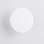 Nova Luce Tower - applique murale extérieure - Ø 16,5 x 5,8 cm - 8W LED inclus - IP65 - blanc sablé