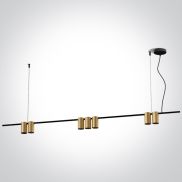 ONE Light Pendants - lampe suspendue - 150 x 150 cm - laiton brossé