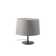 Faro Windsor - lampe de table - Ø 48,5 x 51 x 29 cm - noir mat et gris