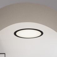 Nova Luce Perfect Profile Trimless - spot à encastrer avec télécommande (incl.) - Ø 440 mm, 420 mm encastré - 24W LED dimmable inclus - 2700K-6000K - noir