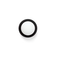 Faro May - plafonnier - Ø 12 x 8 cm - 4W LED inclus - IP44 - noir