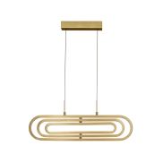 Nova Luce Arte - lampe suspendue - 64 x 44 x 120 cm - 50W LED dimmable inclus - or