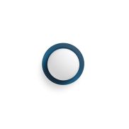 Faro May - plafonnier - Ø 12 x 8 cm - 4W LED inclus - IP44 - bleu