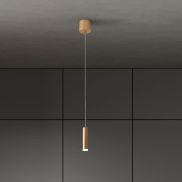 Nova Luce Doc - lampe suspendue - Ø 3 x 120 cm - 5W LED inclus - or